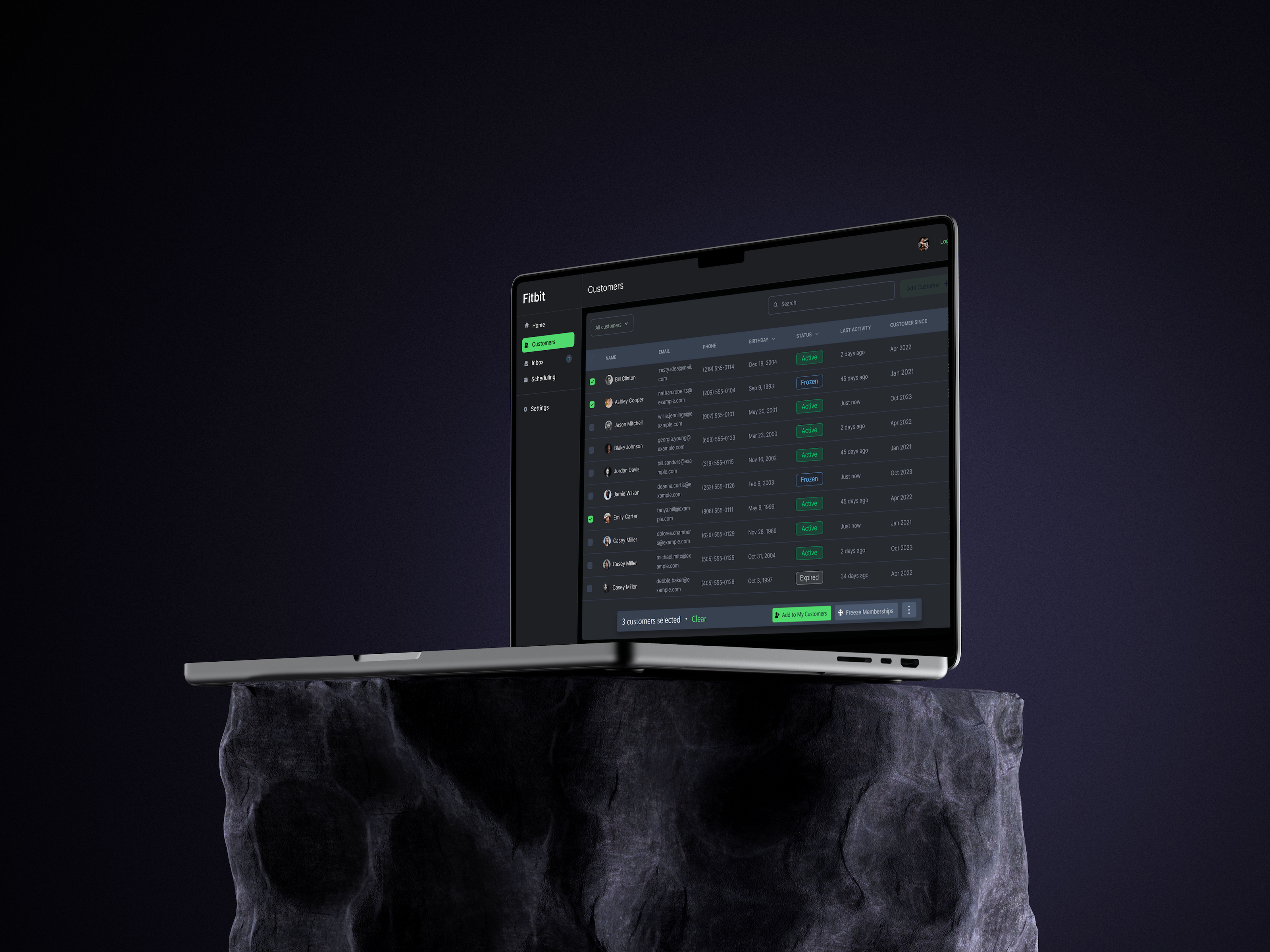 ERP | GYM branding design erp figma ui uxui web