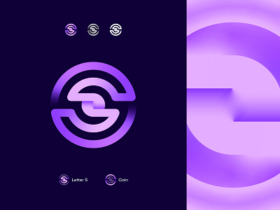 S and coin logo brand branding design graphic design logo