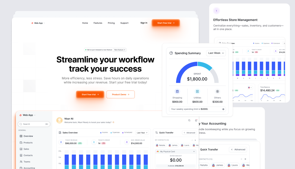Saas Premium Landing Page/Seller Management Software landing pages saas application saas design saas interface saas landing page saas product saas software saas website saasco design saasi design saasmi desing saaspo ui ui design uiuxdesign user iterface design ux