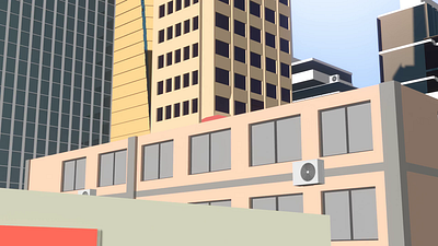 Nairobi City 3d 3dblender animation blender branding c4d cinema4d graphic design logo motion graphics rendered ui