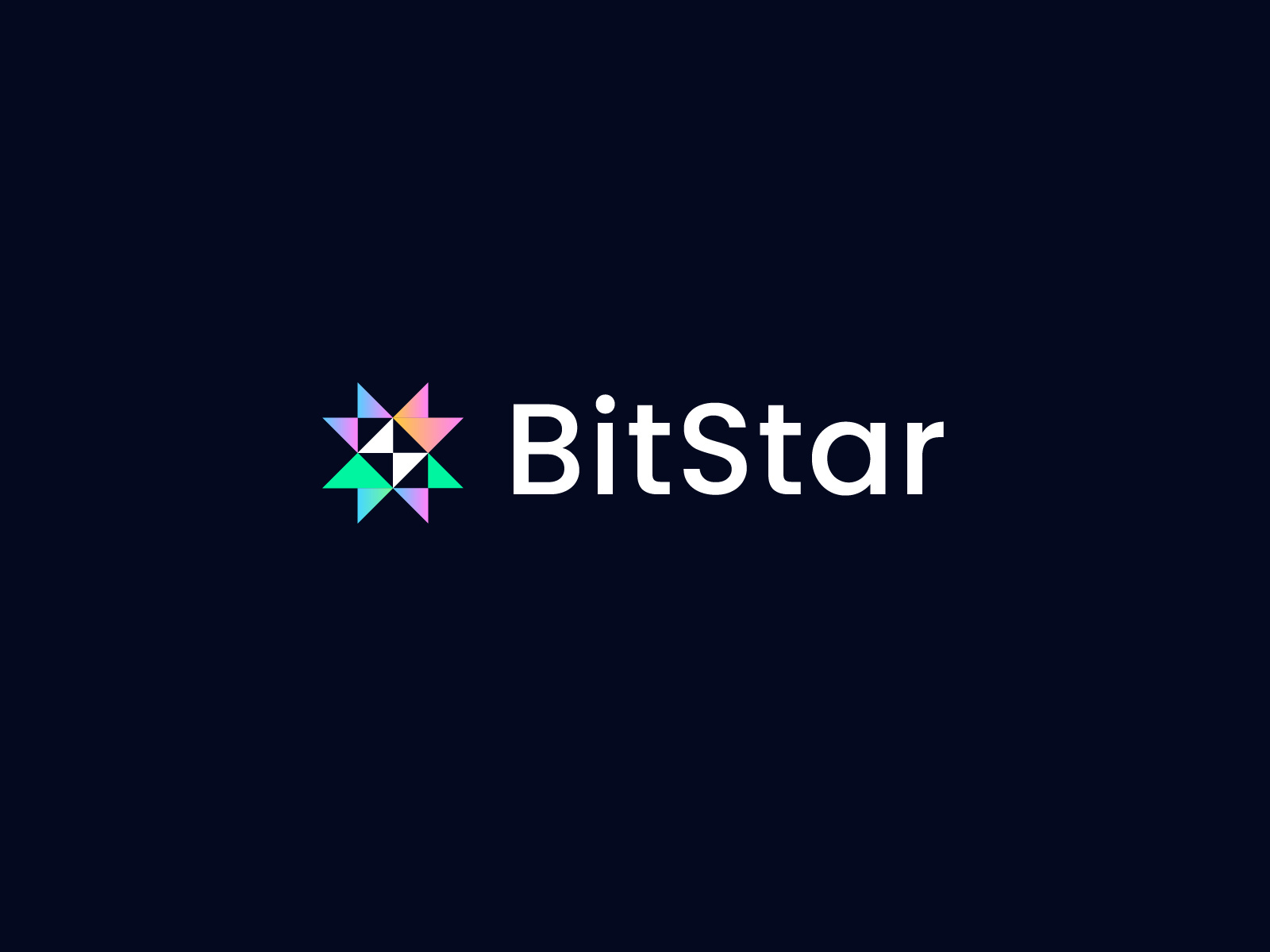 BitStar — Fintech / SaaS Brandmark branding brandmark fintech logo graphic design logo design logo for sale saas logo tech logo