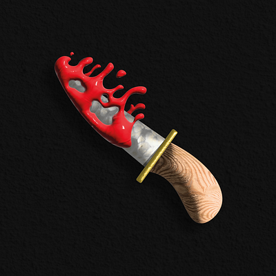 Knife&Jam 3d design graphic design