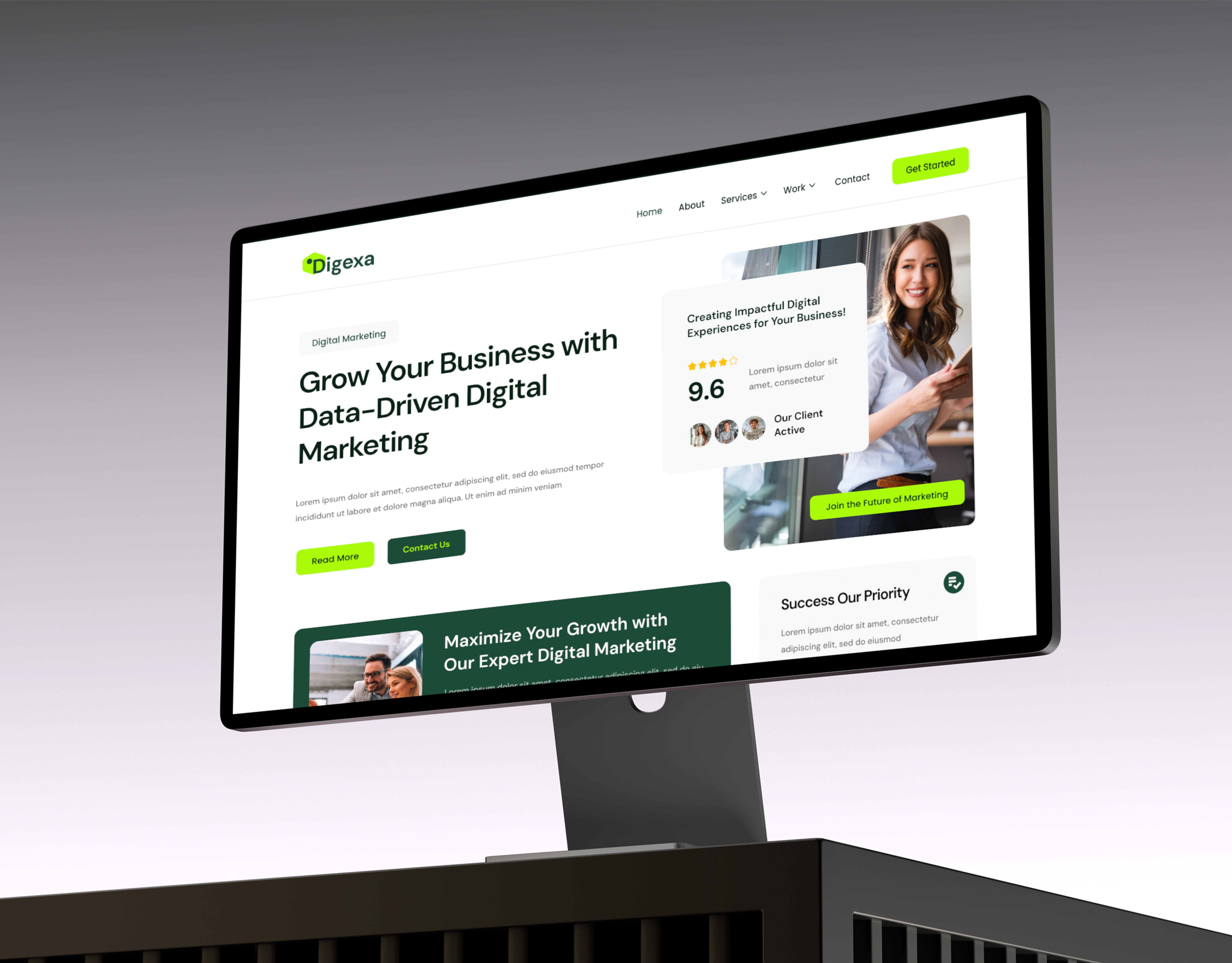 Example of Full Website Design In Figma