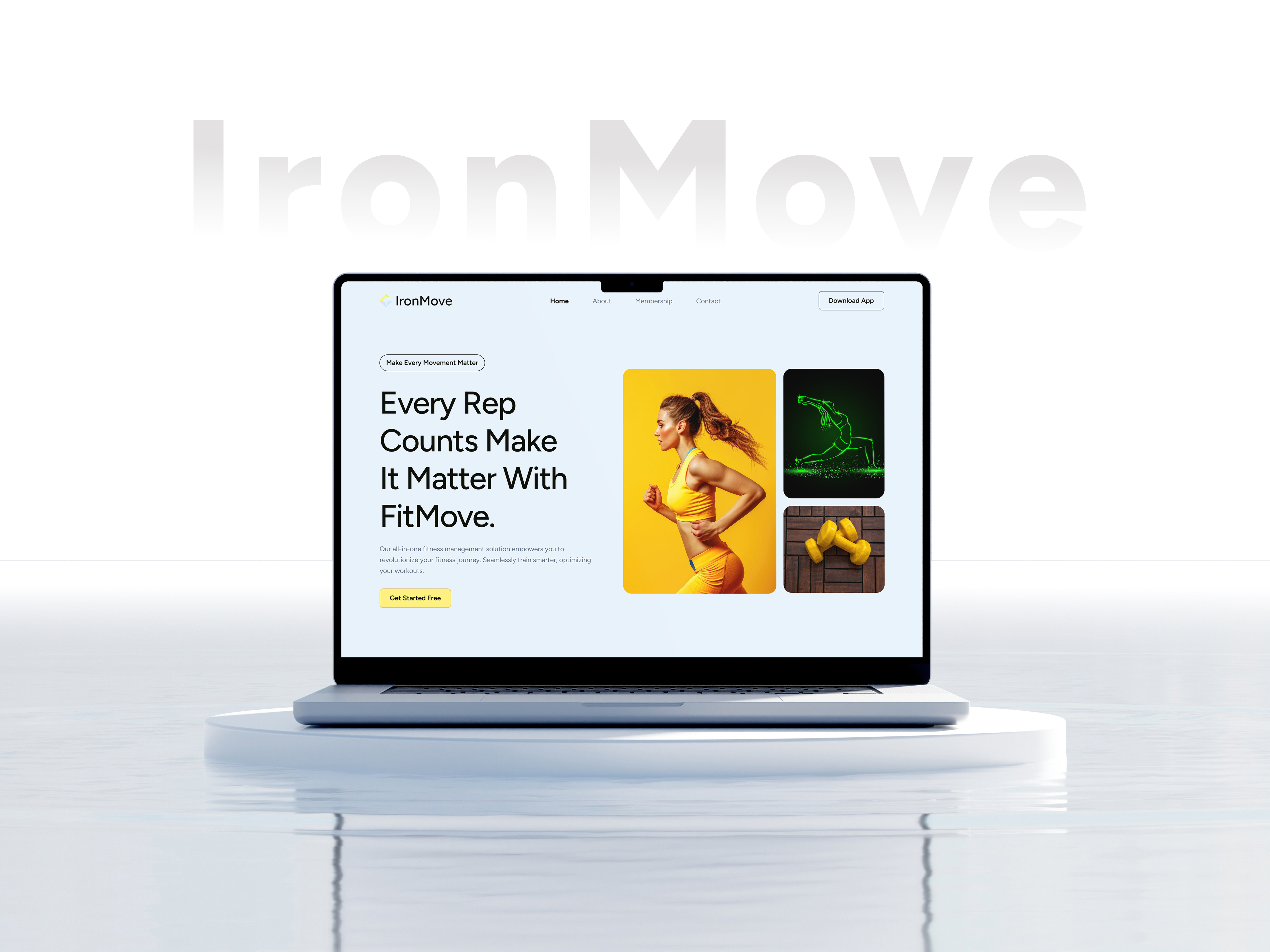 Fitness & Strength Training Website UI/UX figma figma design fitness fitness website graphic design gym gym website landing page training ui ui design uiux user experience user interface ux web web design website website design