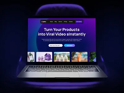 Spikex | SaaS AI-Powered Video Marketing Website ai artificial intelligence branding dribbble e commerce figma saas ui ui design uiux user experience user interface ux ux design viral vidoe web web design website website design