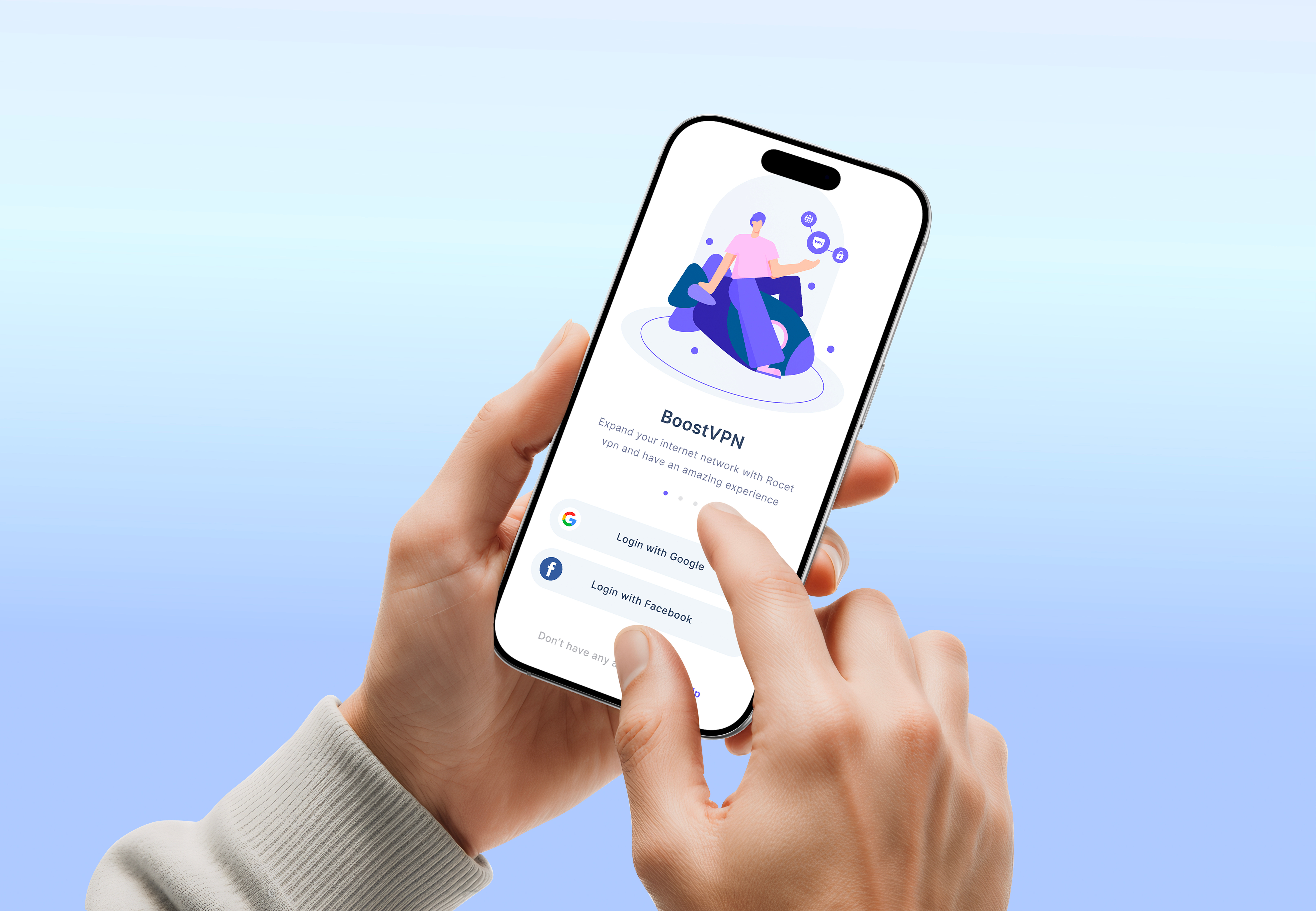 Boost VPN: Secure & Fast Mobile UI/UX | Case Study app app design apps branding case study figma ios ios mobile mobile mobile app security ui ui design uiux user experience user interface ux vpn vpn app website