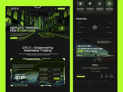 DeFi Trading Landing Page bitcoin crypto crypto trading defi defi trading finance financial fintech futuristic landing page homepage landing landing page trading trading platform uiux web design