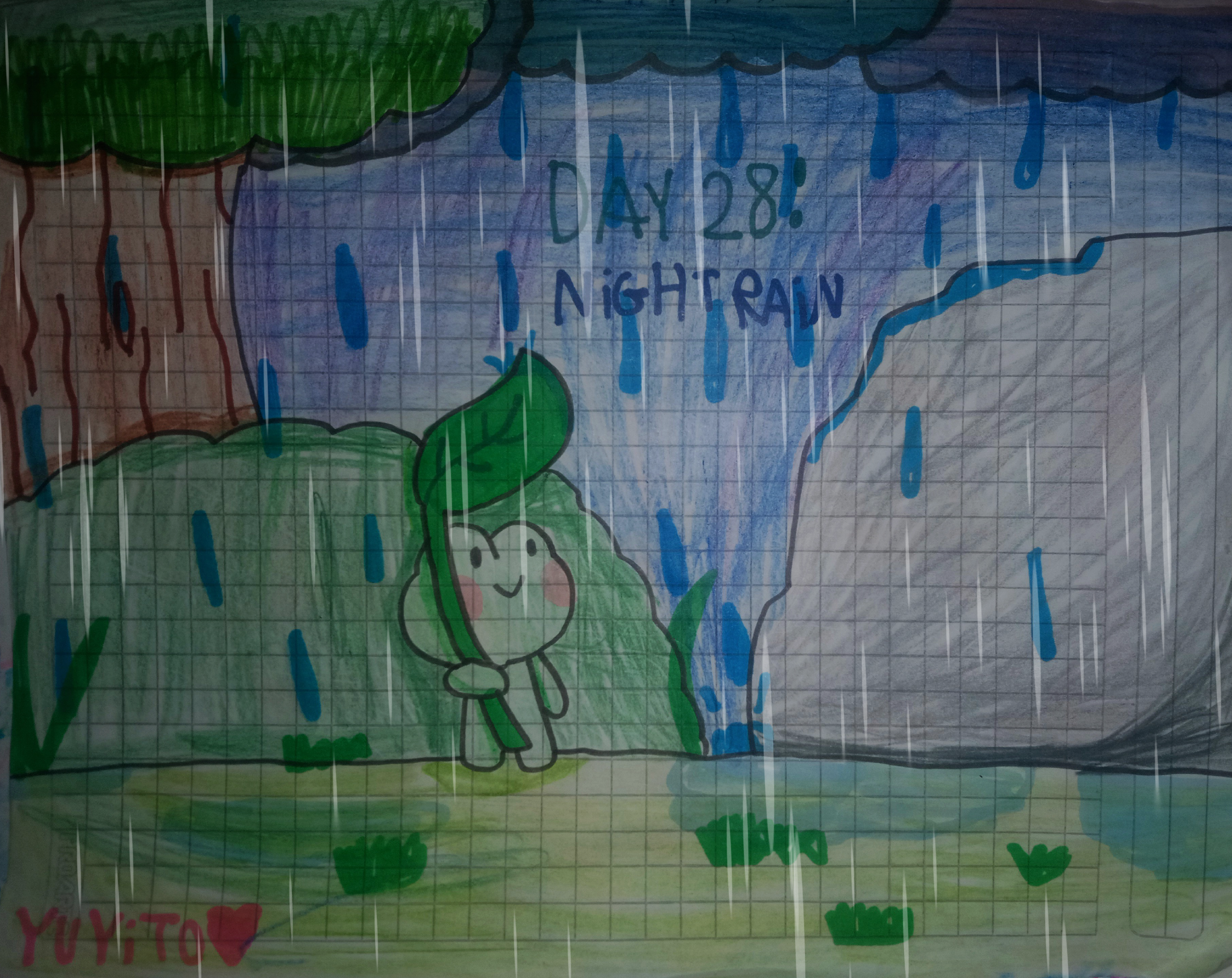 Marchrain day 28: night rain