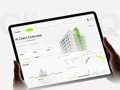 ClientIQ: AI-Powered CRM Platform UIUX Design | Web App 2d animation 3d animation ai ui design animated ui crm crm ui ux crm web app dashboard animation dashboard design mobile app animation mobile app design motion graphics saas design smooth transitions ui ui animation ux web app animation web app design
