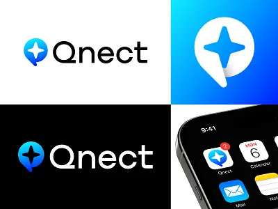 Qnect logo, Chat logo app icon brand brand designer brand identity branding chat logo chating creative logo identity logo logo design logo designer logotype mark minimalist logo modern logo monogram q logo saas typography
