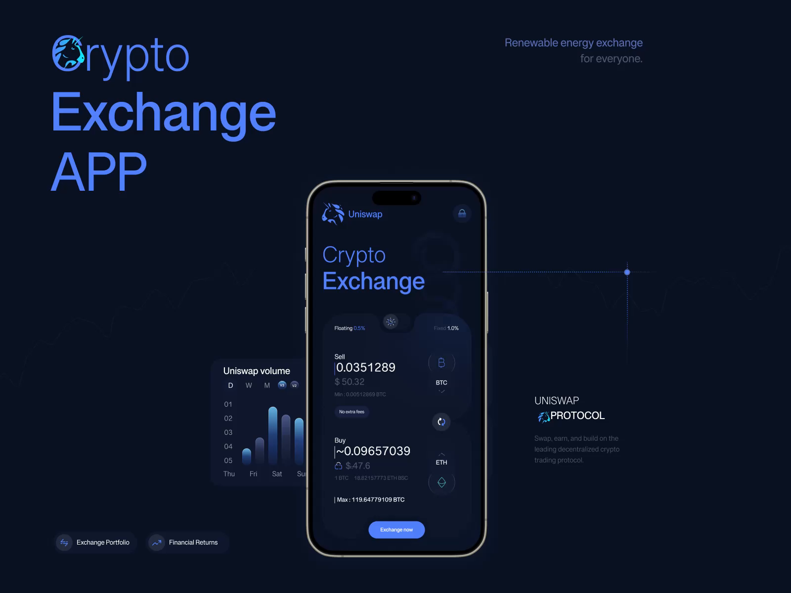 Example of Crypto App Design Concept