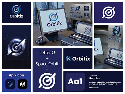 Letter O and Space Orbit Combine Orbitix Logo Design 2026. abstract ogo branding combination mark logo creative logo design geometric logo gradient logo graphic design letter o logo logo logo idea minimal logo minimalist logo modern logo new logo orbit logo orbitix logo space logo unique logo vector