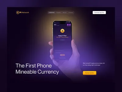 Crypto Landing Page blockchain crypto app design crypto landing page crypto website fintech website mobile app startup web design web3