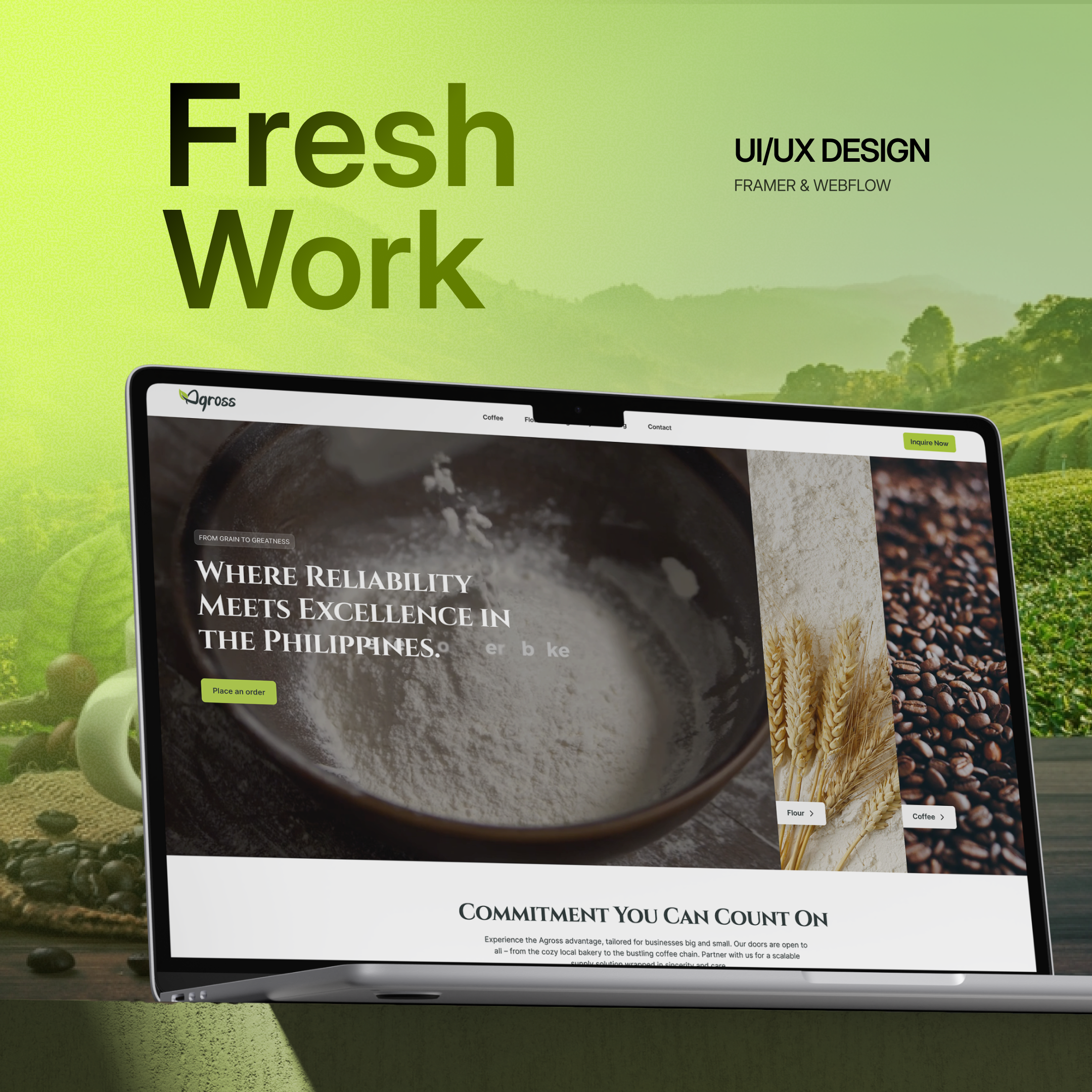 AGross Full Website Case Study — eCommerce UX/UI Redesign clean web design conversion focused design desktop and mobile dribbble shot ecommerce design ecommerce ui ecommerce website figma design grocery website landing page design mobile responsive modern website product page design responsive web design retail website ui ux design ux case study web design website case study website redesign