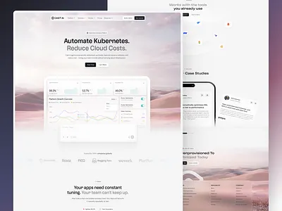 AI SaaS Landing Page Design ai automation website ai saas design ai saas landing page ai saas landing page design ai saas website cloud automation platform web design