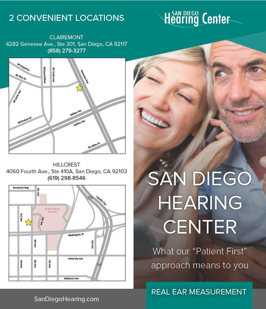 San Diego Hearing Center Brochure branding brochure graphic design typography