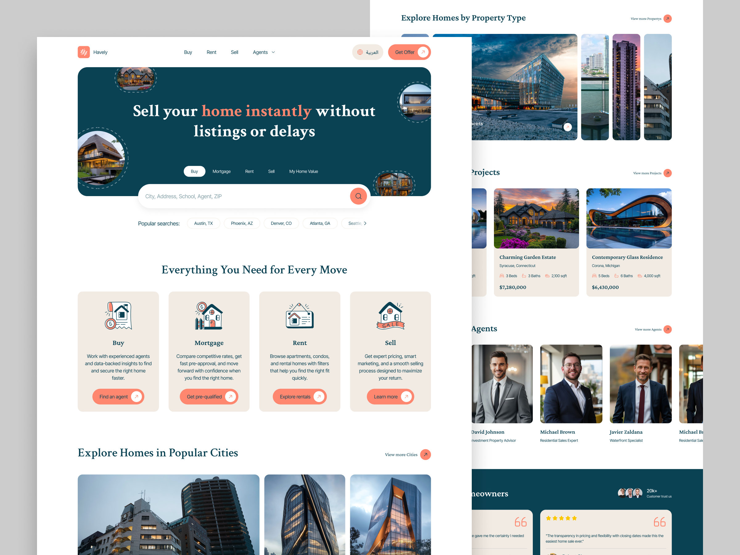 Example of Landing Page Design For Startups