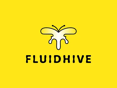 FluidHive: Modern Bee Logo for Tech, Creative & Organic Brands ai startup logo brand design brandidentity branding creative agency logo design studio logo food brand logo hornet logo logo logo design logodesigner logomark logos logotype modern bee logo modern logo organic branding saas logo startup branding tech branding