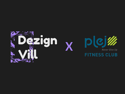Plej Fitness mobile first design social media ui website
