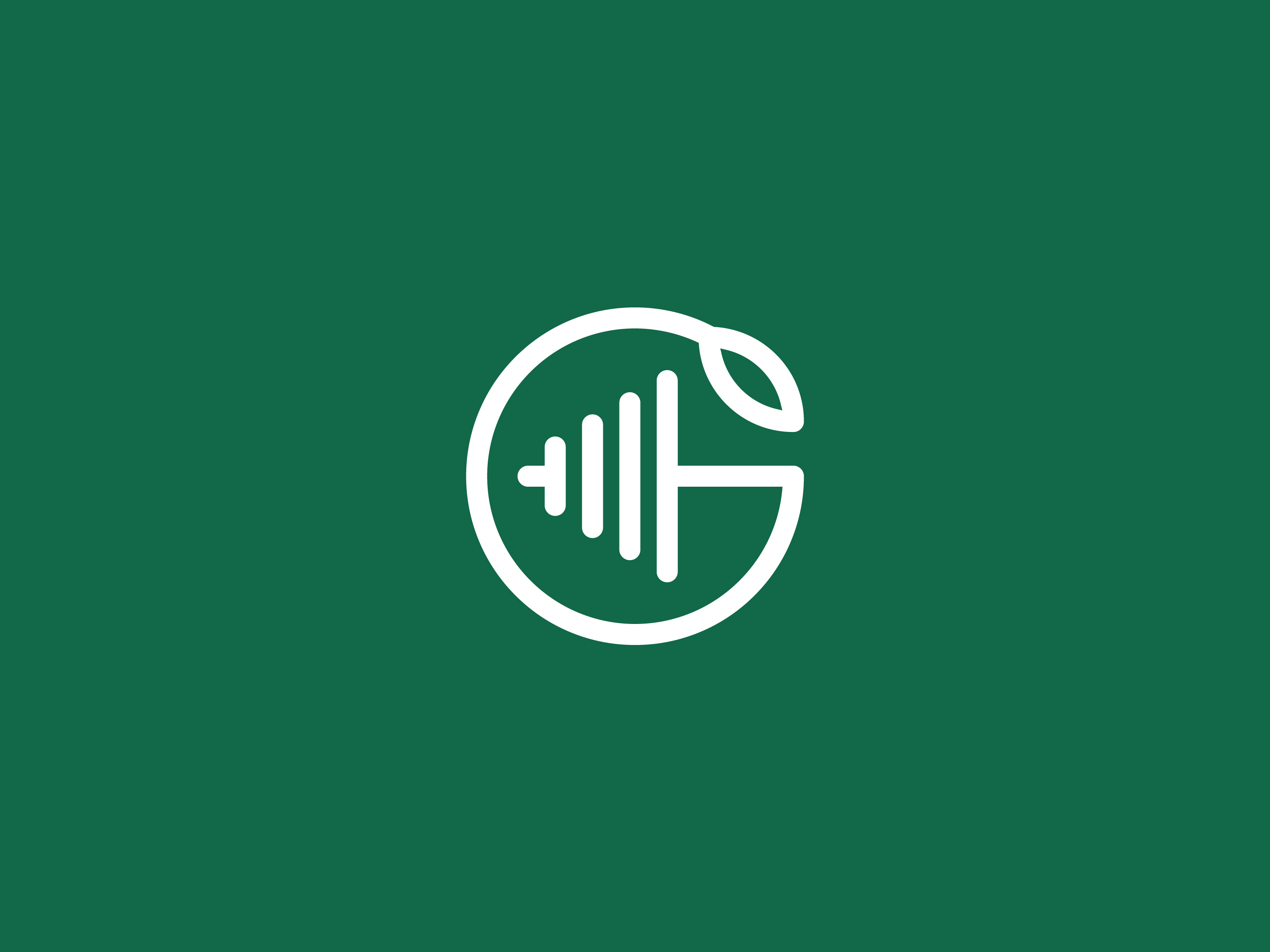 G Letter Dumbbell Leaf Logo adobe illustrator brand design branding business logo clean logo company logo fit logo fitness logo g letter logo gym logo leaf logo leaves logo logo modern logo monoline logo motivation logo nature logo sport logo training logo workout logo