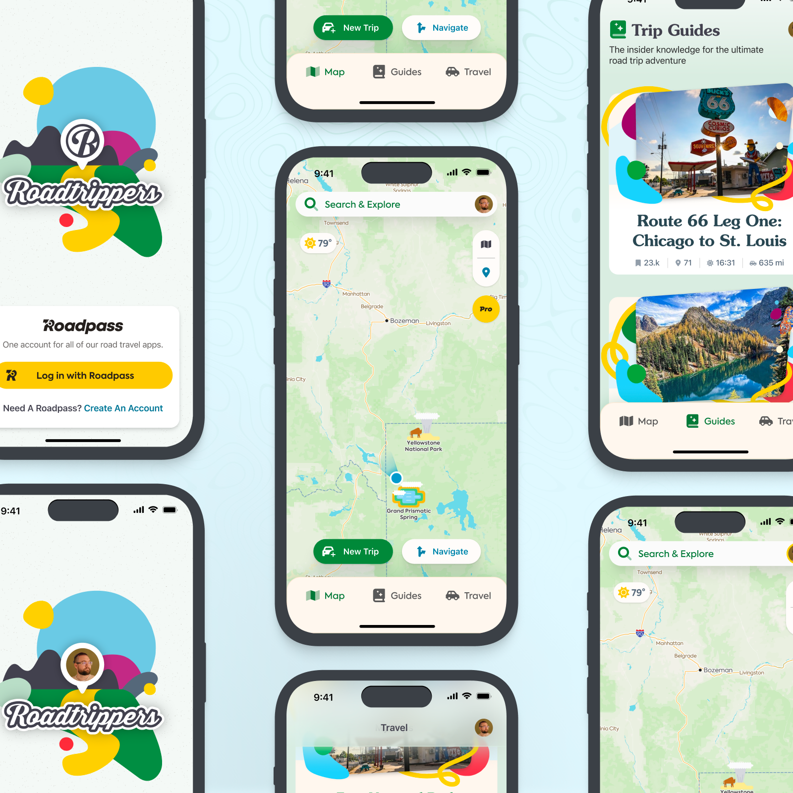 Roadtrippers — iOS App Redesign Highlights