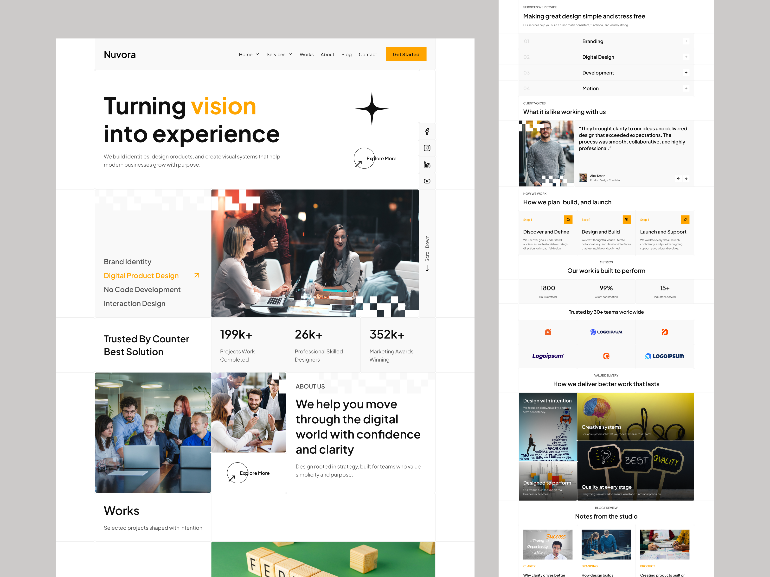 Example of High Converting Landing Page Design