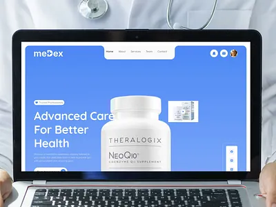 Medora — Supplement Peptide Website UI UX Design fitness website health ecommerce health product health website medical website nutrition website peptide website pharma website supplement brand supplement store supplement website vitamin store vitamin website wellness store wellness website