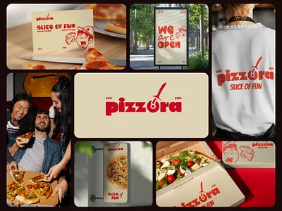 Pizzora - Branding brand guidelines branding color fast food branding food branding graphic design healthcare logo illustration logo logo design logo mark mark pizza branding pizza packaging pizzora pizzora branding restaurant branding restaurant logo style guide typography