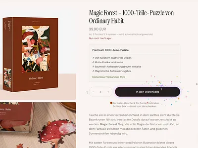 lande.me New Website with Animation animation clean ecommerce editorial grid landing page minimal modern premium product page puzzle shop typography ui ui design web design web ui website wine