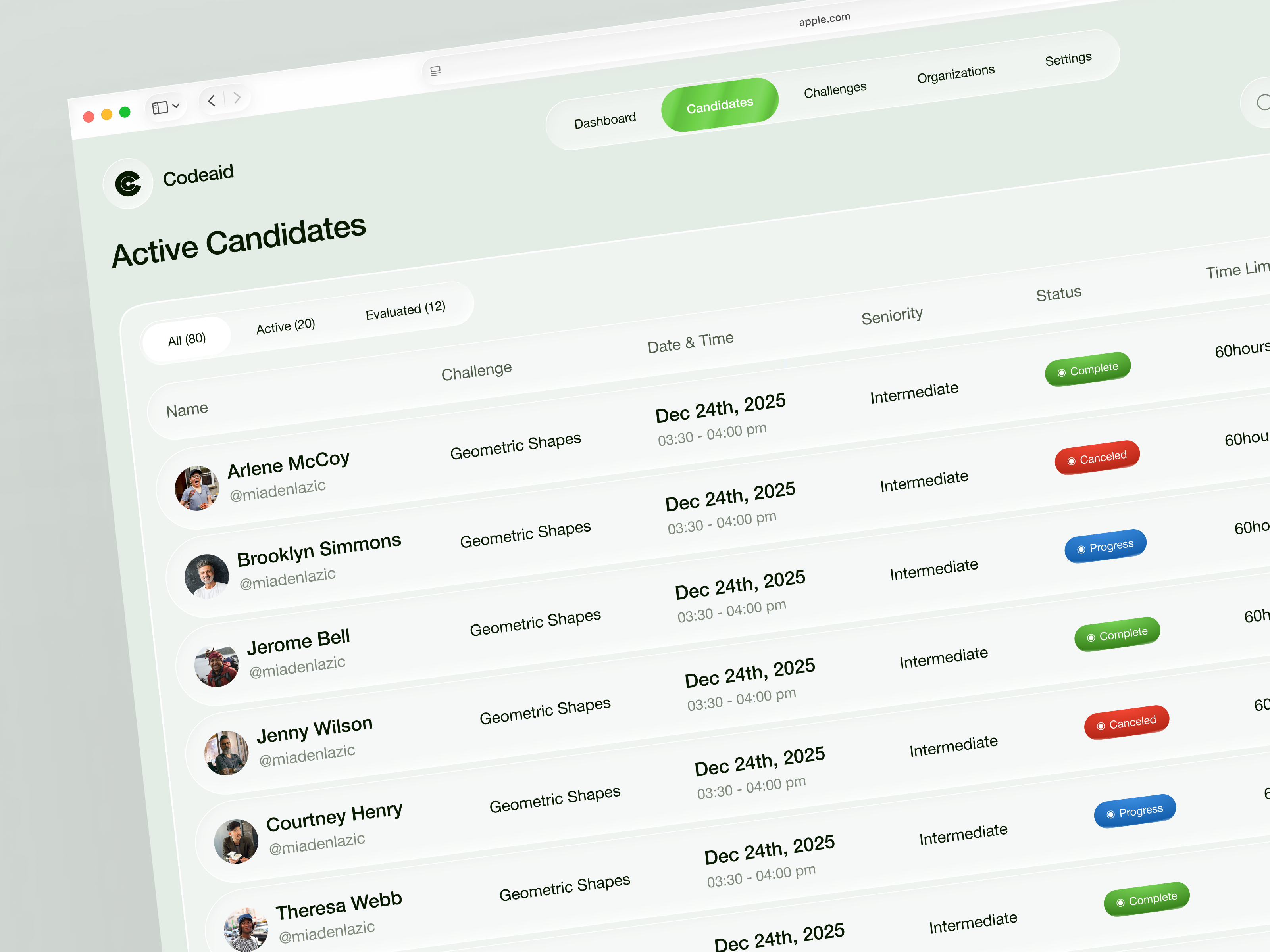 AI-Powered Recruitment Dashboard – Candidate Management UI ai ai dashboard ai recruitment app candidate management design hiring hiring platform hr dashboard hr tech job portal product recruiter tool recruitment saas statup ui ux web web design