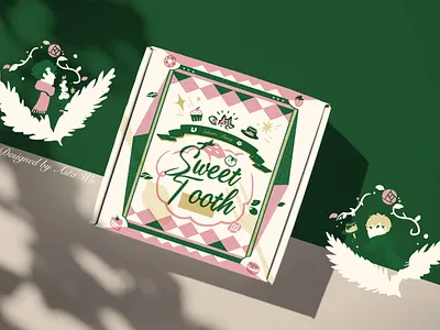 Sweet tooth box branding coffee design food graphic design illustration logo