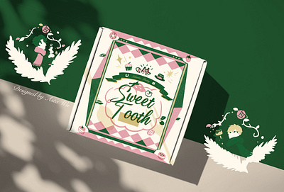 Sweet tooth box branding coffee design food graphic design illustration logo