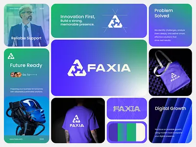 Faxia Branding Design, logo design, branding, f letter logo brand identity branddesign branding customlogo design f letter logo graphicdesign logo logo design logomark minimal minimal logo modern logo modernlogo startupbranding techbranding visualidentity