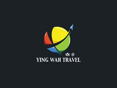 Ying Wah Travel Logo branding logo