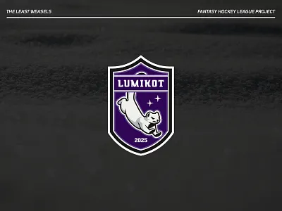 The Least Weasels – Hockey logo concept athletics branding design graphic design hockey illustration logo logo design sports sports branding vector