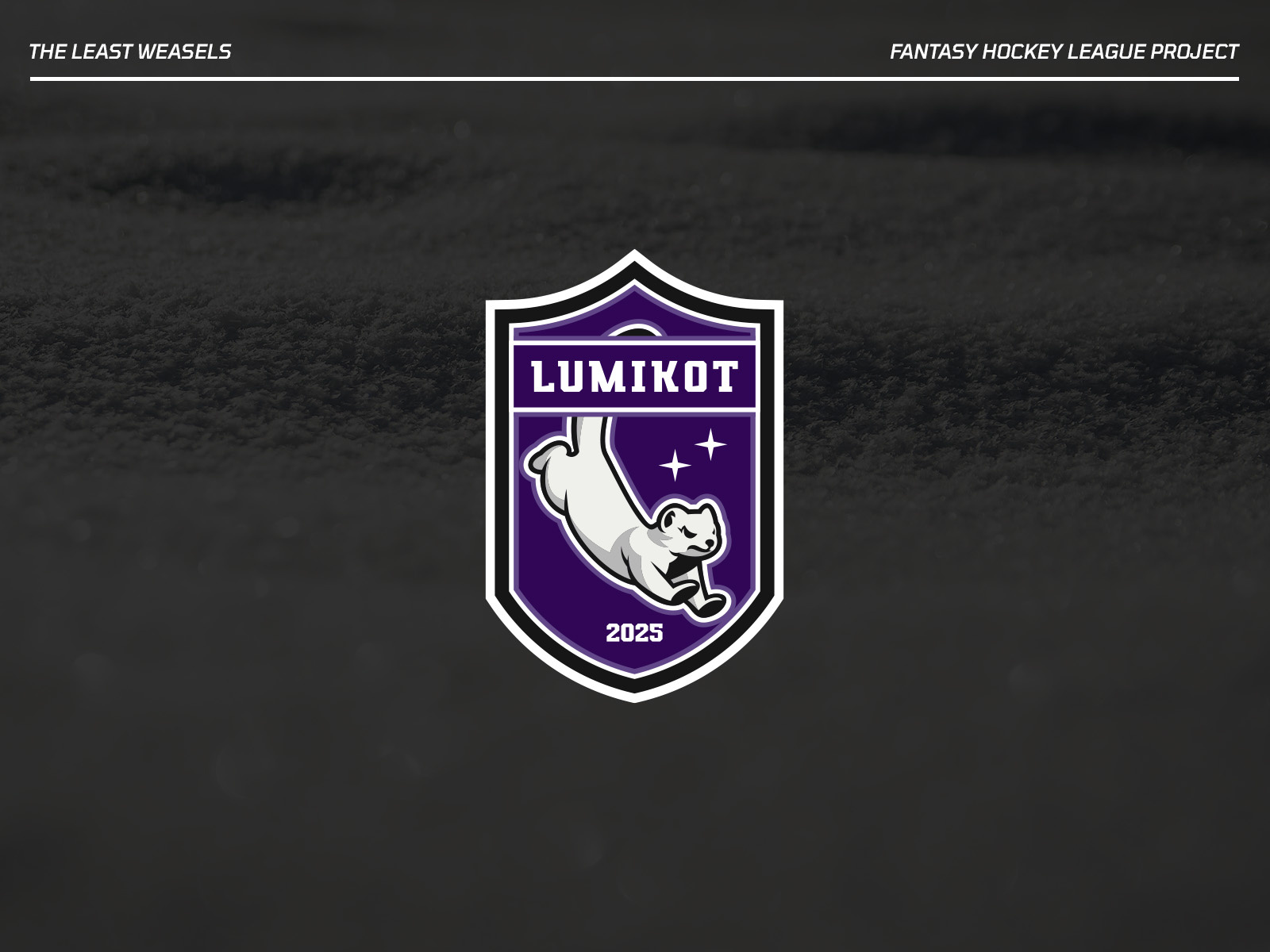 The Least Weasels – Hockey logo concept