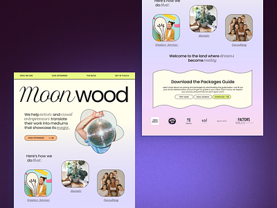 BuiLD 1.0 Day 3 - Recreate moonwood website design build concept dailyui dailyuichallenge design designdrug ui uidesign ux visual design watchmegrow