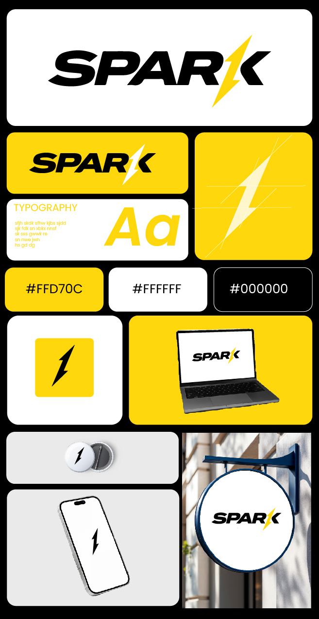 Business & Consulting Logo For SPARK brand logo branding branding design company identity design graphic design illustration logo logo design minimal logo text logo typography vector