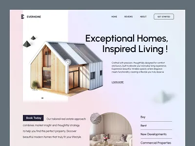 Everhome: Modern Living Interface cleanui conversiondesign figmadesign herosection interface landingpage luxuryui minimaldesign modernui productdesign realestate realestatewebsite saasdesign uidesign uiux uxdesign webdesign websitedesign