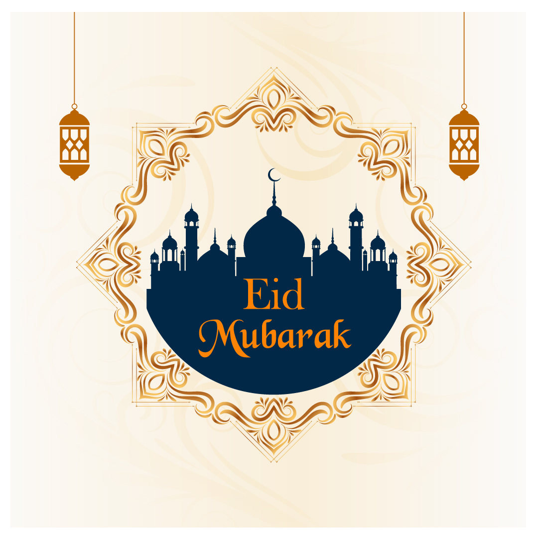 Eid Mubarak Vector poster Design arabic branding branding design design eid eid mubarak graphic design islamic islamic festival islamic new year poster design vector