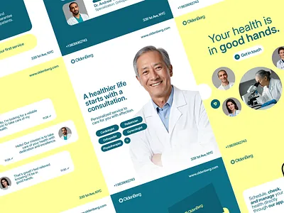 Healthcare Visual Identity 3d animation brand brand identity branding design graphic design illustration logo motion graphics ui ux vector