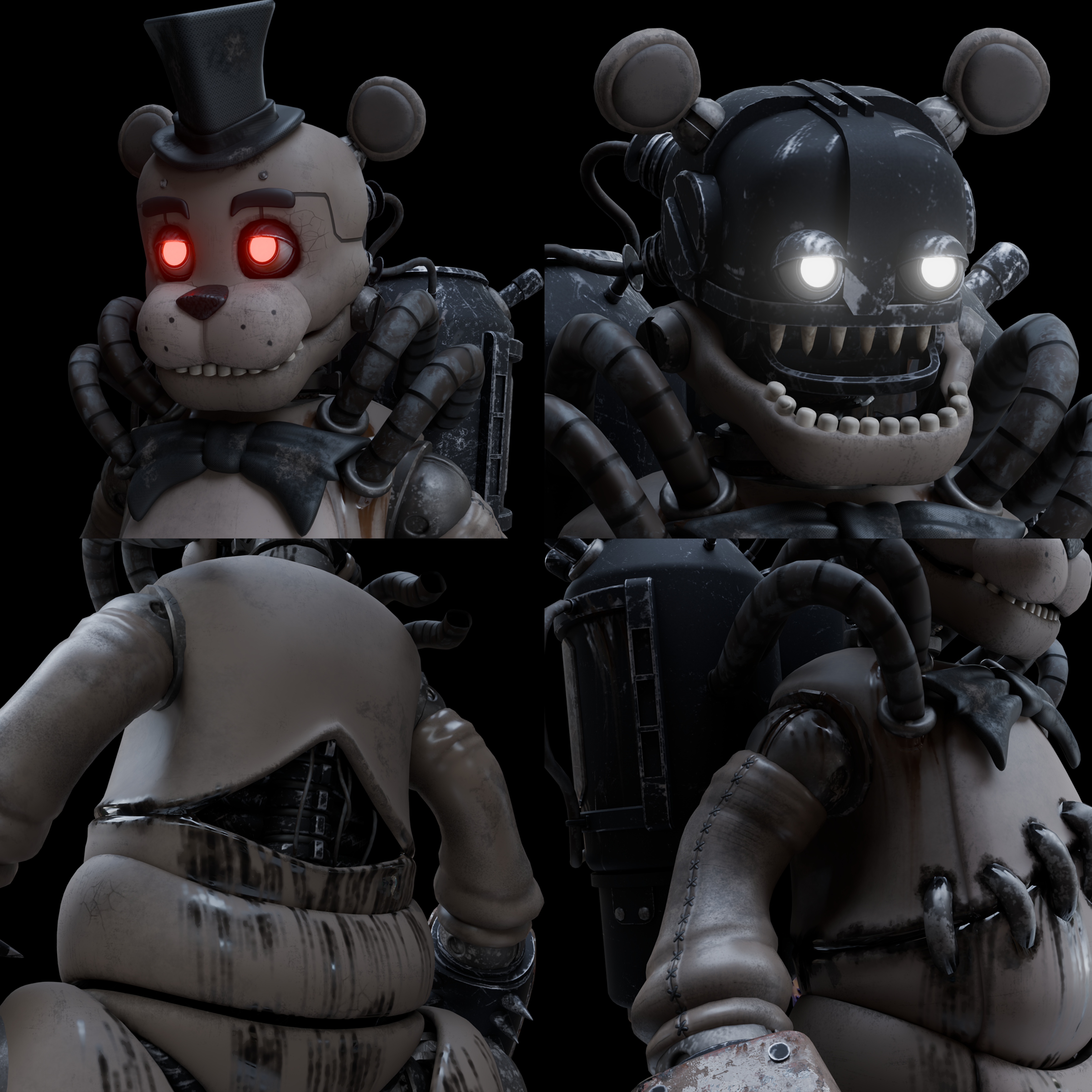 3D character modelling [Blender/Substance painter] 3d 3d design 3d modelling animation blender rigging texturing