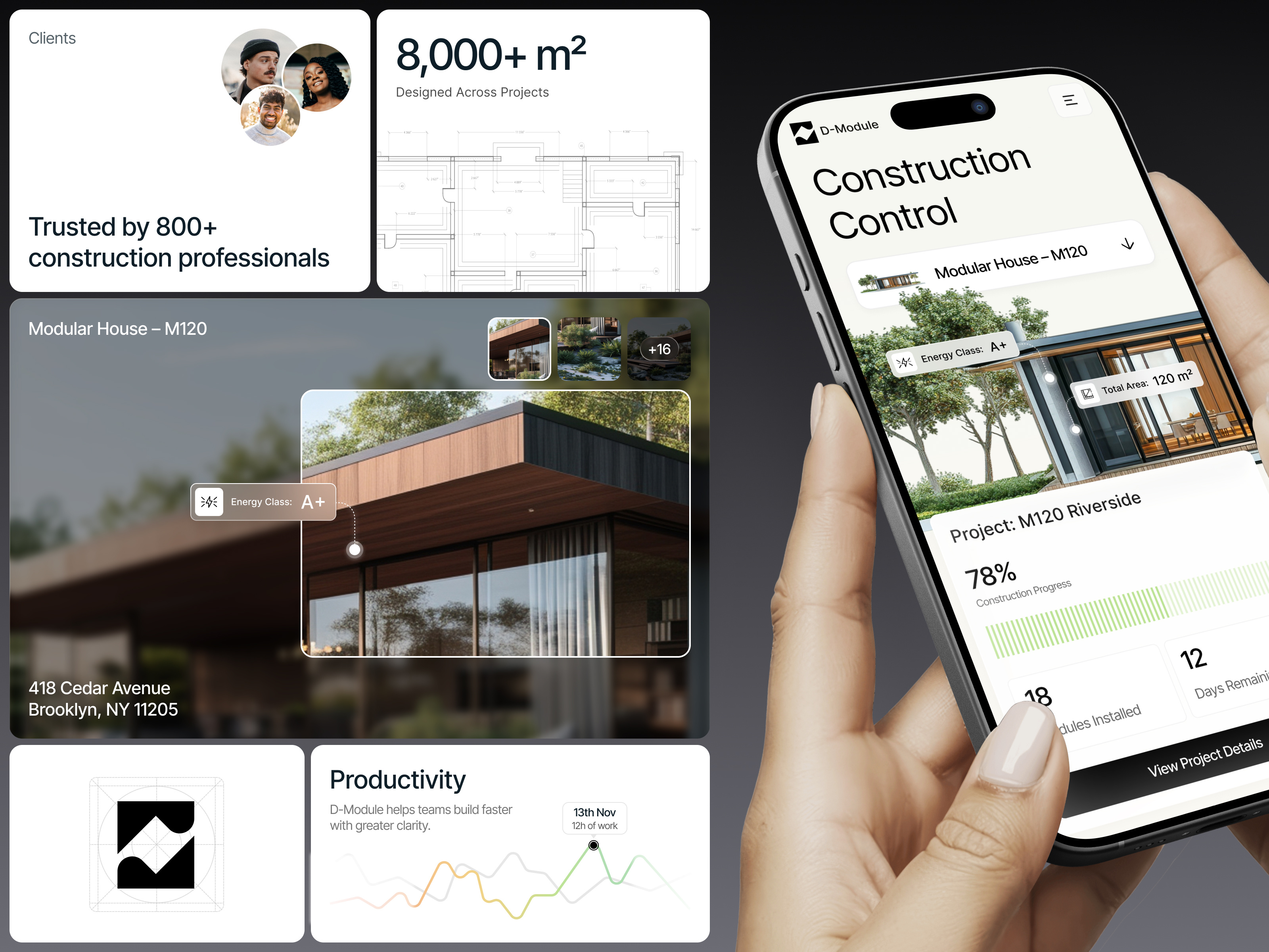 Branding for D-Module - Construction Management Platform
