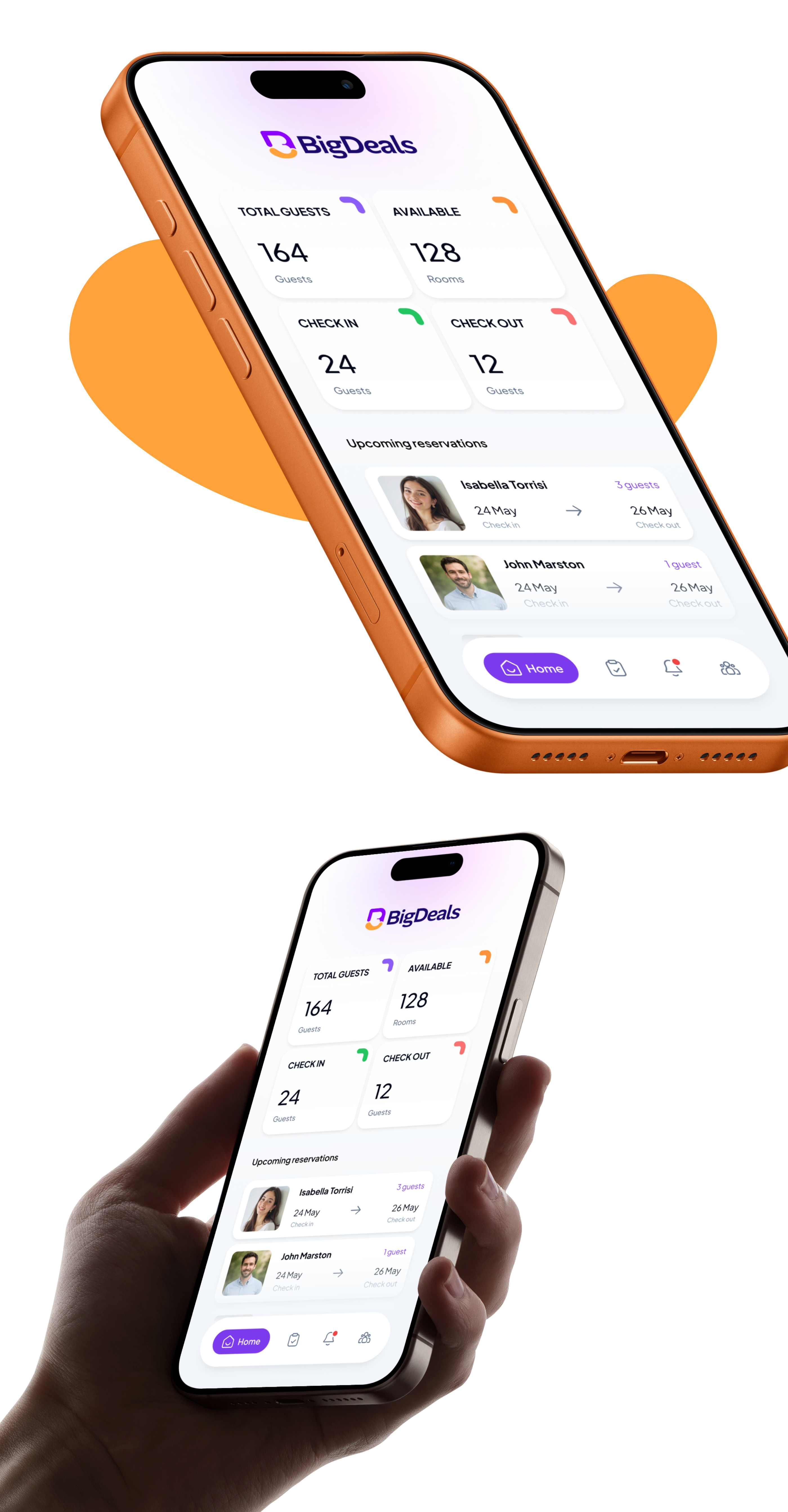 Example of BigDeals Brand & Dashboard