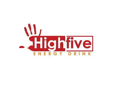 Highfive Energy Drink — Bold & Energetic Logo Design beveragebranding branding energydrink logo logodesign