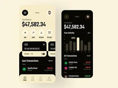 Finance App design app app design bank app banking banking app finance financial financial app fintech fintech app ios mobile app money money app wallet wallet app