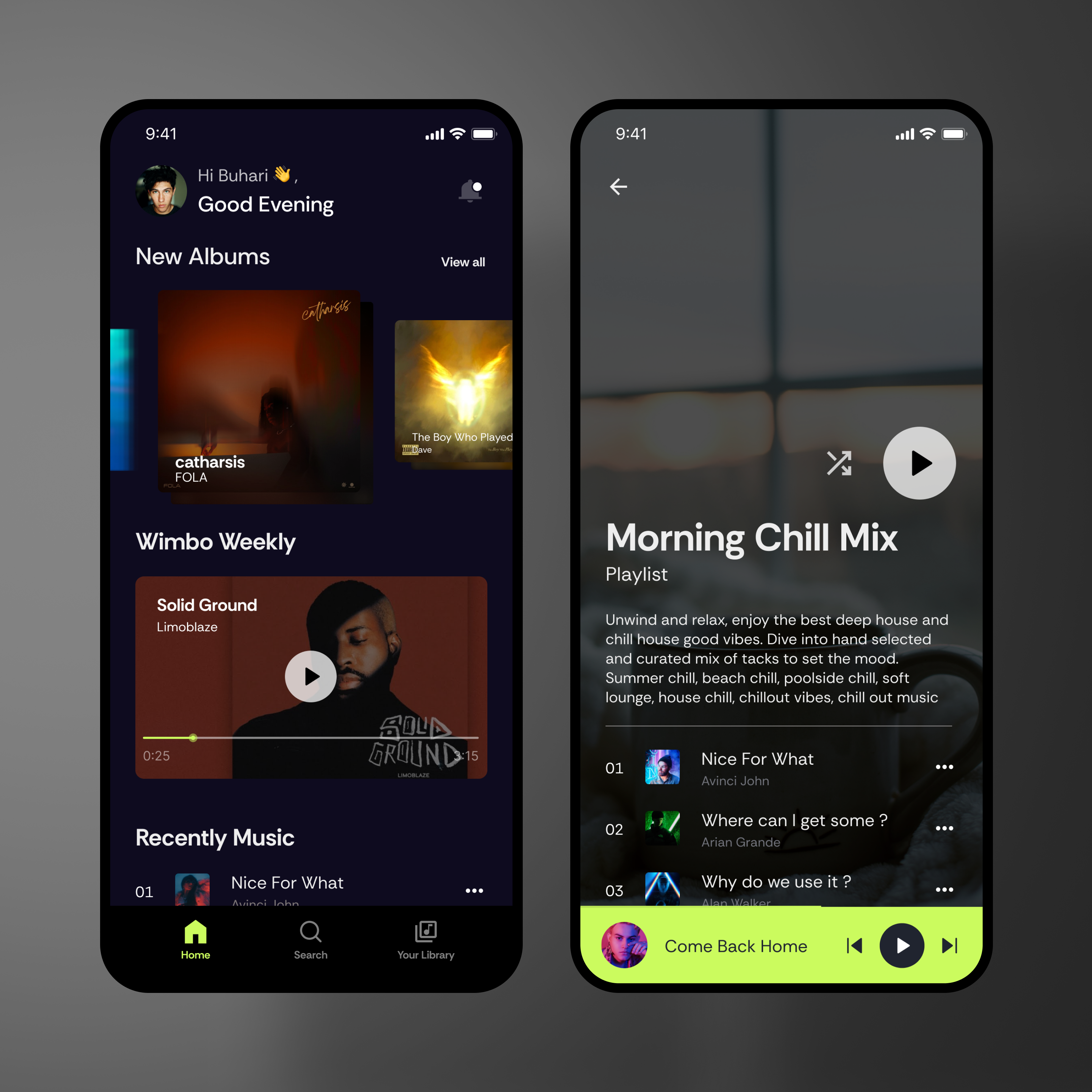 Music Streaming App