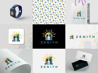 ZENITH REAL ESTATE BUSINESS LOGO DESIGN | gfxriverr branding business logo gfxriverr graphic design illustration logo minimalist logo modern logo modern minimalist logo real estate real estate business real estate logo zenith zenith logo zenith real estate