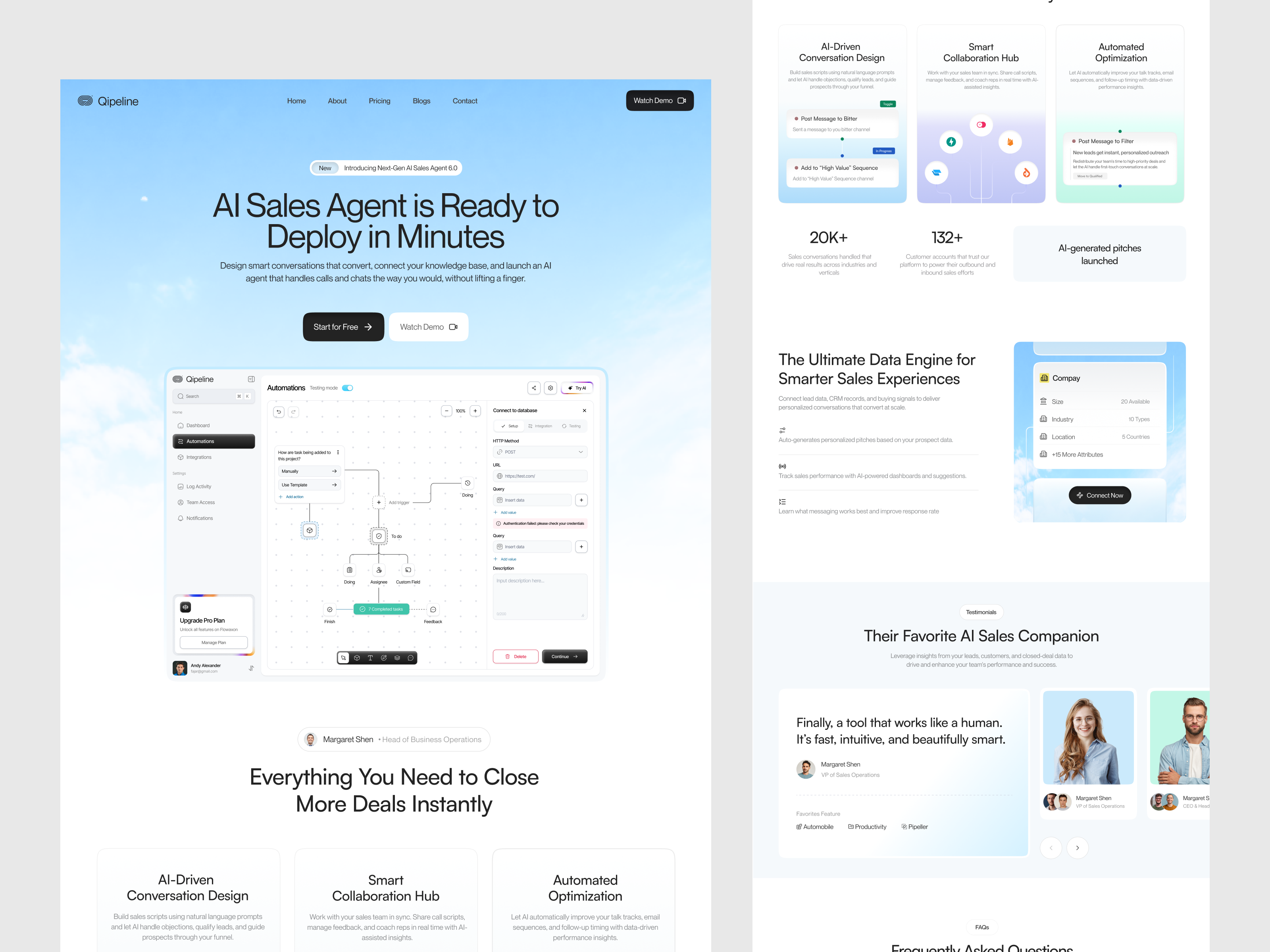 Example of Figma To Webflow Landing Page Developmen