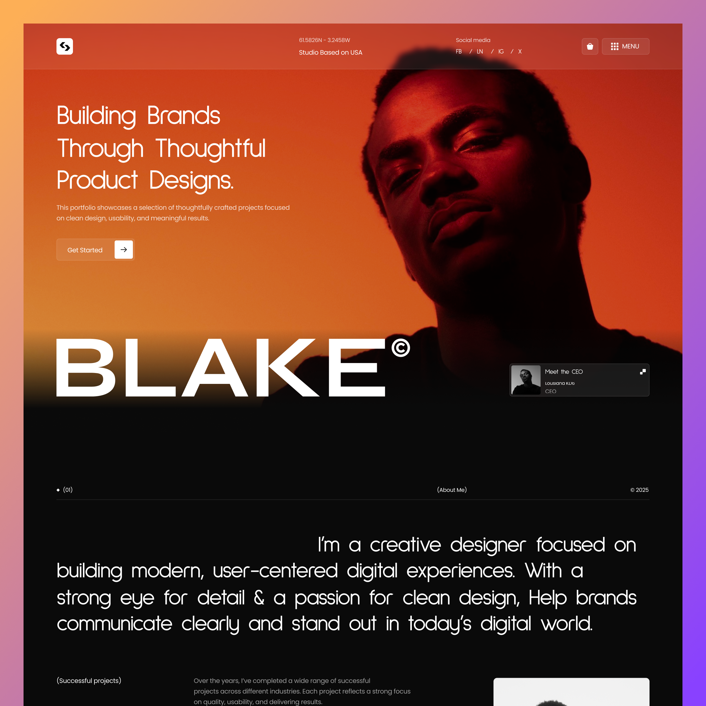 Porten - Portfolio & Agency Webflow Website Template branding design figma figmadesign landing page madeinwebflow nocode ui webflow